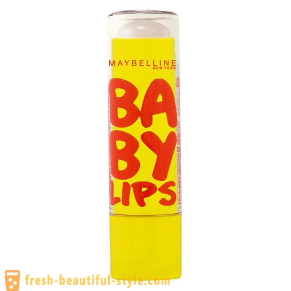 Χείλη Maybelline μωρό (κραγιόν, βάλσαμο και lip gloss): σύνθεση, σχόλια