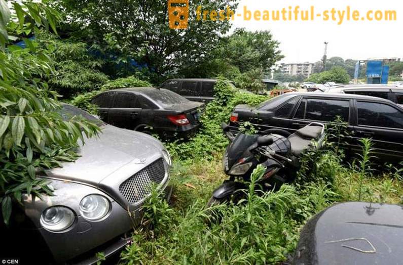 Κινέζικα αυτοκίνητα νεκροταφείο πολυτελείας