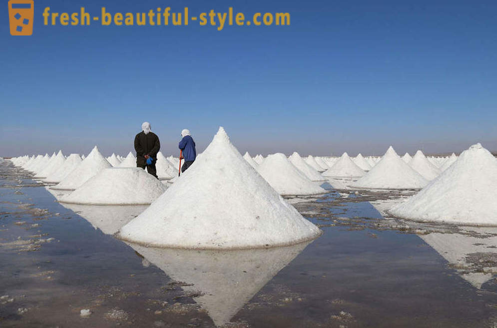 Χώροι όπου εξορύσσεται το αλάτι, σε φωτογραφίες