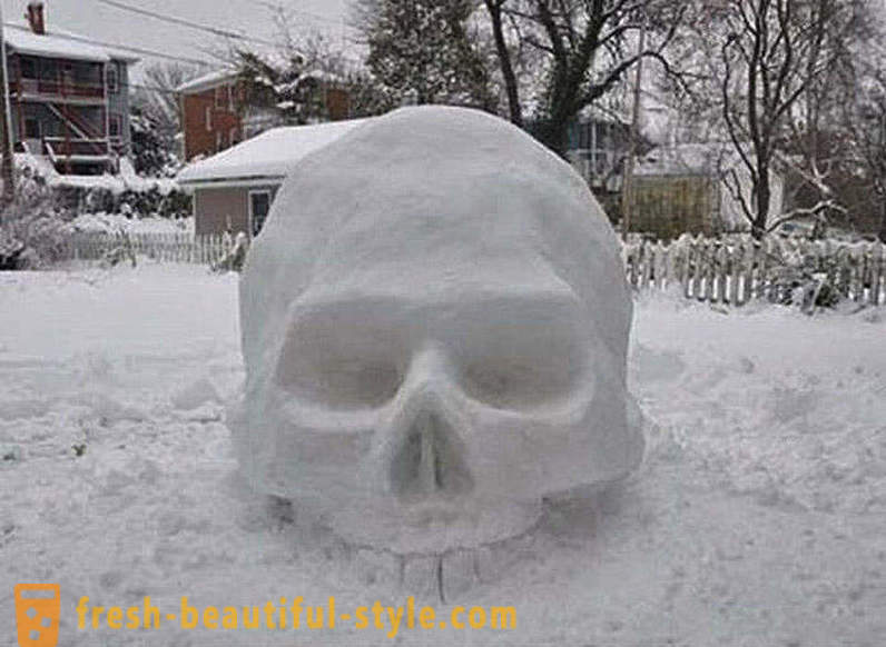 Επιπλέον, μπορείτε να sculpt από το χιόνι