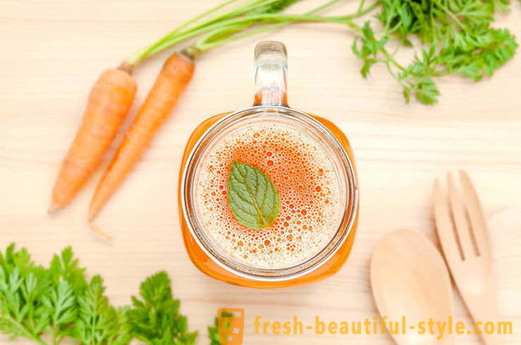 7 λόγοι για να προσθέσει στη διατροφή των νόστιμο και υγιεινό χυμό καρότου