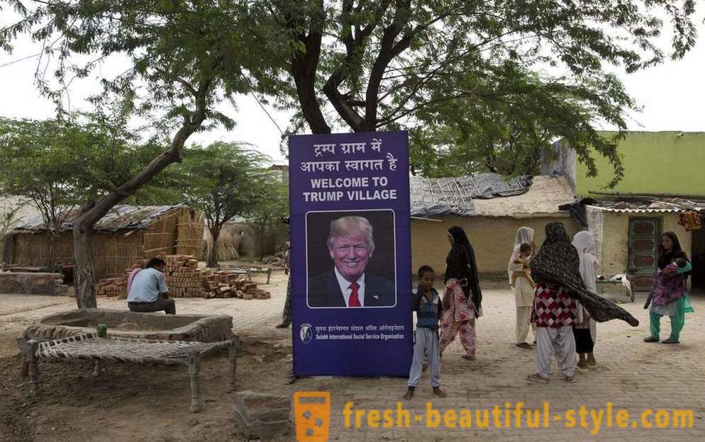Village είναι το όνομά του από Trump σε αντάλλαγμα για τουαλέτες
