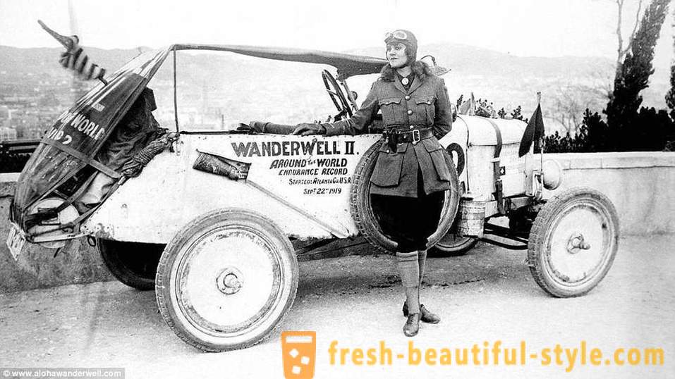Ιντιάνα Τζόουνς σε μια φούστα: η πρώτη γυναίκα για να οδηγήσει περίπου 80 χώρες το 1920