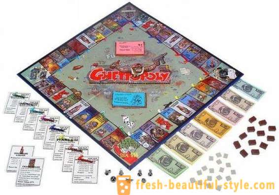 «Gettopoliya» 5 απαγορευτεί επιτραπέζια παιχνίδια αφιερωμένη στα ελαττώματα της κοινωνίας