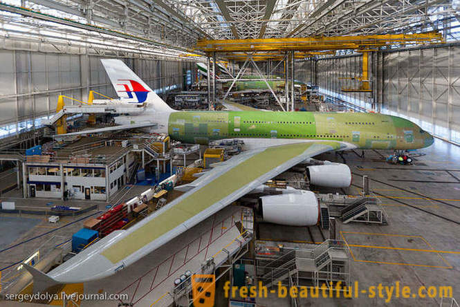 Πώς να χτίσει το A380 και πώς φαίνονται στο εσωτερικό