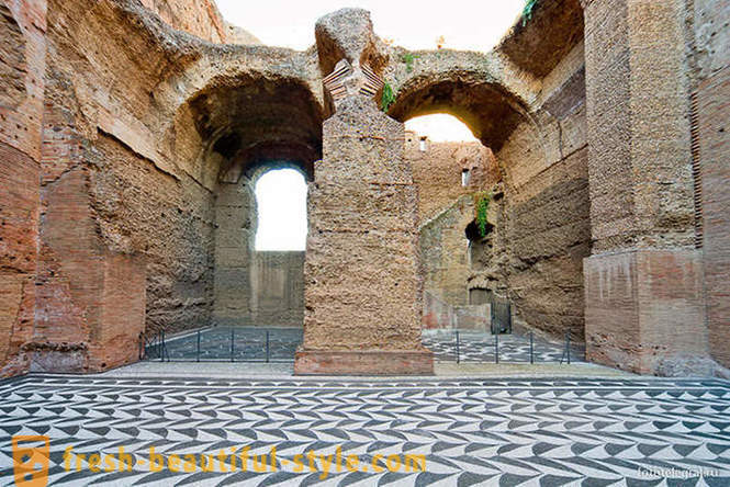 Περπατώντας κατά μήκος των αρχαίων λουτρών στη Ρώμη