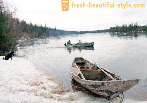 Ψάρεμα στο Χάντι-Μανσίσκ. River Χάντι Μανσίσκ