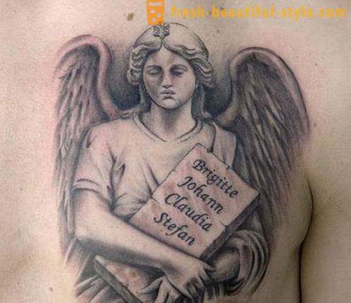 Τατουάζ Guardian Angels: φωτογραφίες, τιμή