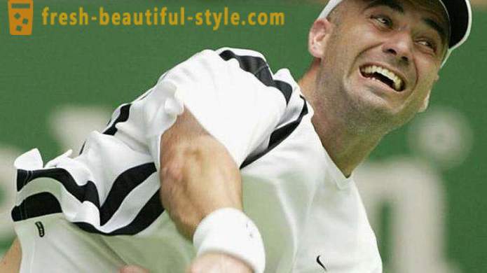 Τενίστας Andre Agassi: βιογραφία, προσωπική ζωή, την καριέρα του αθλητισμού
