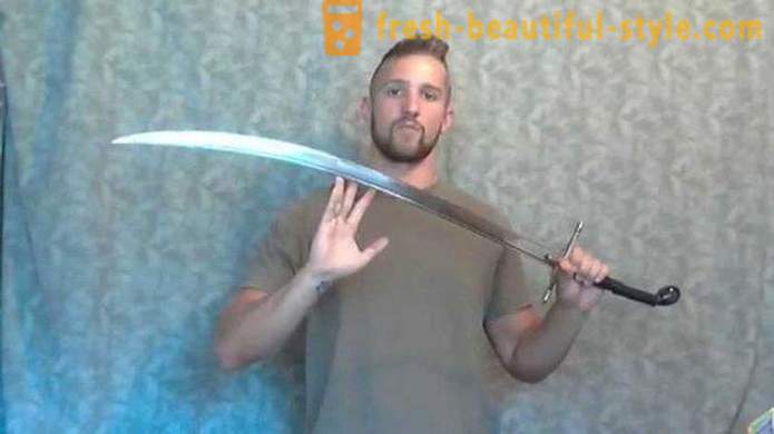 Sword χέρια: τύποι, περιγραφές, δομικά χαρακτηριστικά, πλεονεκτήματα και μειονεκτήματα