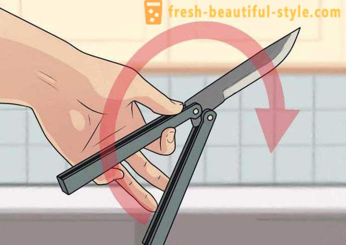 Πώς να στρίψει το μαχαίρι πεταλούδων: συμβουλές και κόλπα