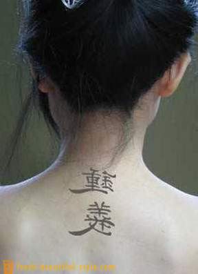 Κινεζικούς χαρακτήρες: Τατουάζ και τη σημασία τους