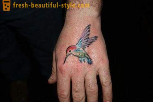 Hummingbird τατουάζ - ένα σύμβολο της ζωτικότητας και της ενέργειας