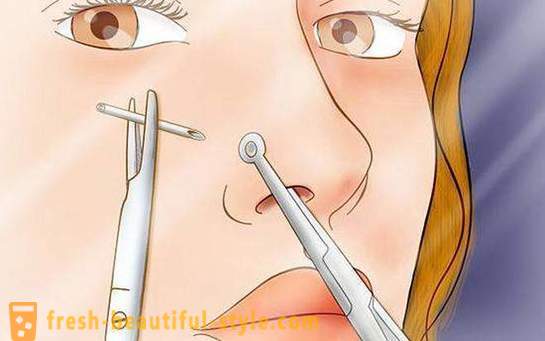 Πώς να τρυπήσει τη μύτη σας. Μύτη Piercing: φωτογραφία