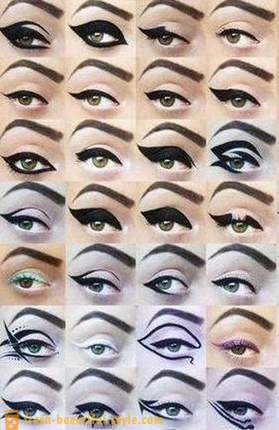 Make-up και το σχήμα των ματιών. Χρήσιμες συμβουλές από καλλιτέχνες μακιγιάζ
