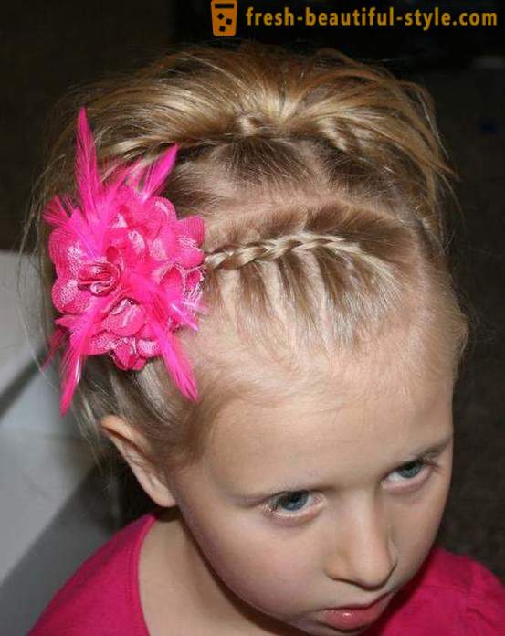 Χτενίσματα διακοπών για μεσαίες μαλλιά με τα χέρια σας (βλέπε φωτογραφία). εορταστικό χτένισμα των παιδιών για μεσαίες μαλλιά